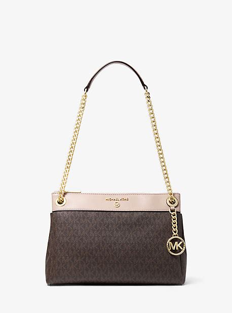 michael kors susan small logo convertible shoulder bag|michael kors handbags small tote.